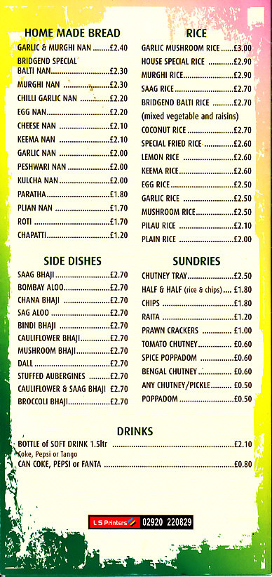 bridgend balti