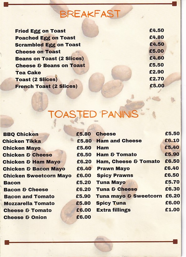 Menu of TasteBuds Morriston