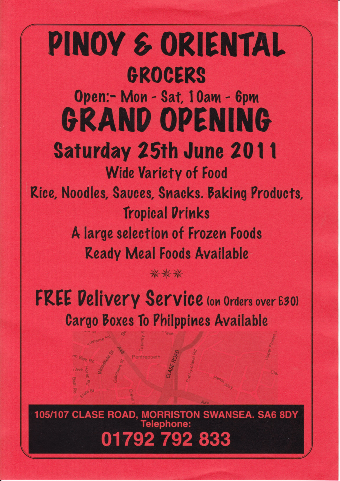 Pinoy and Oriental Grocers Morriston Swansea