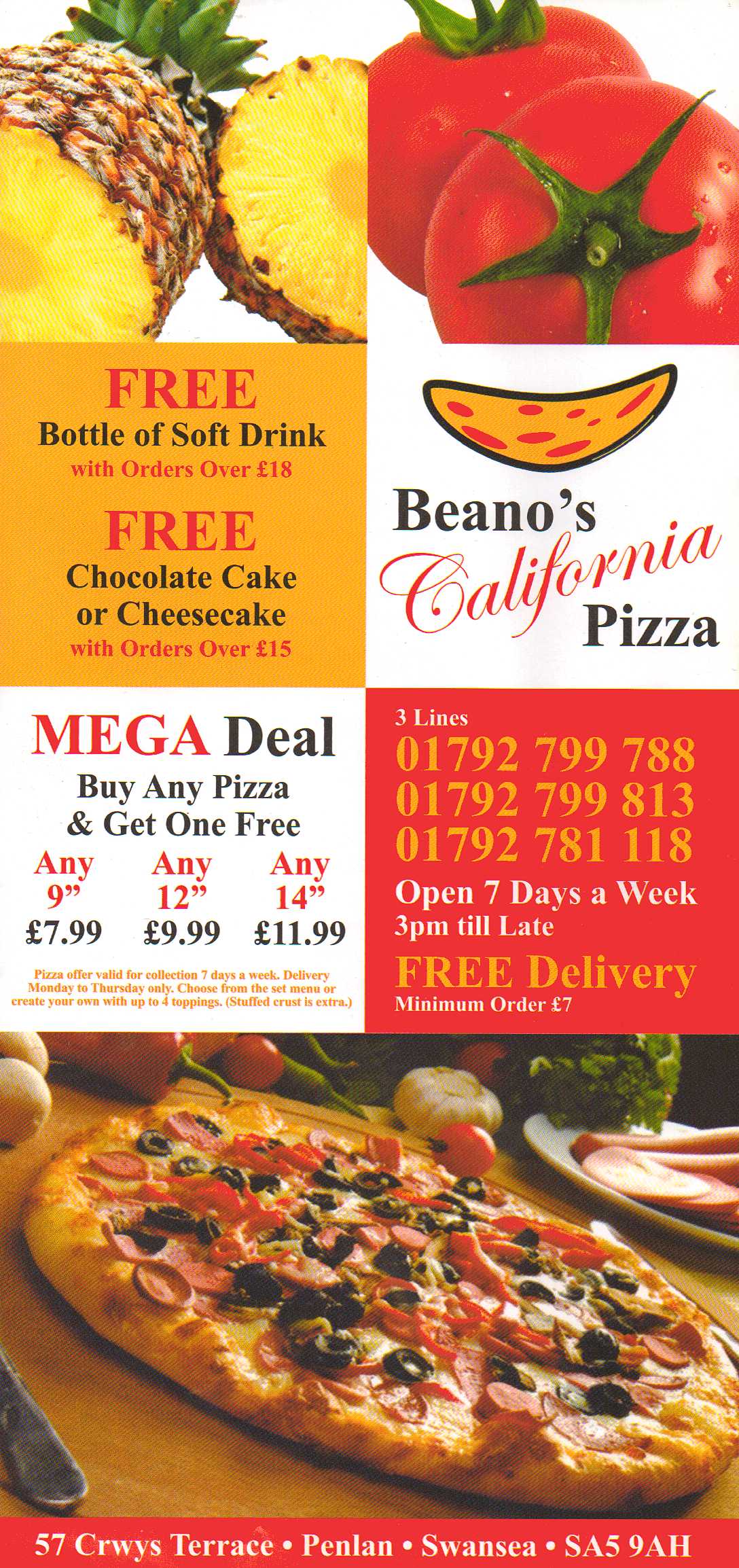 Beanos California Pizza