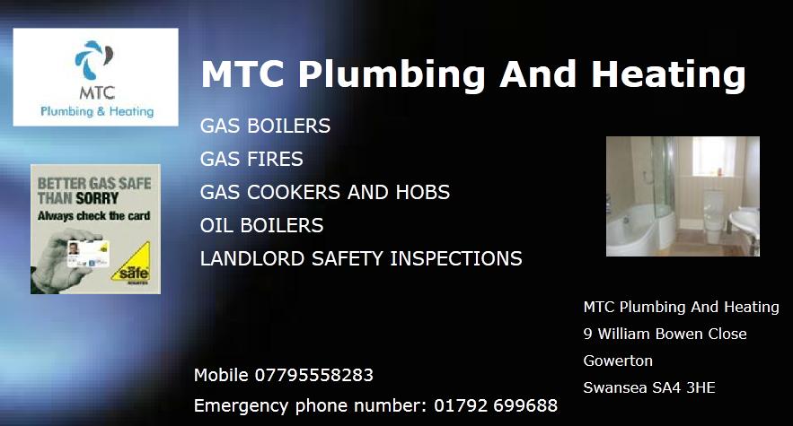 mtc-plumbing and heating swansea