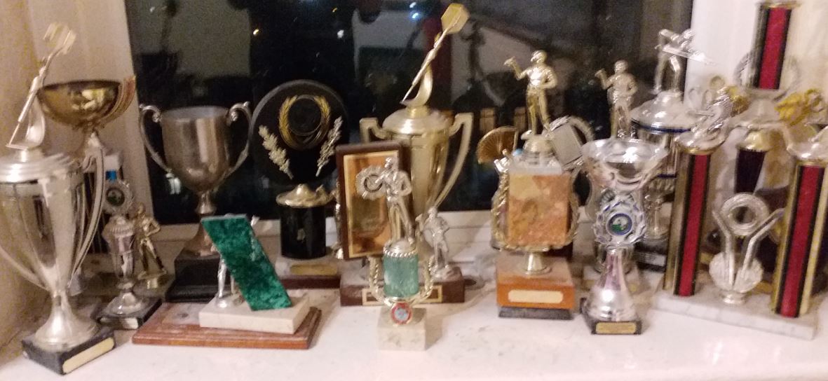 Heathcliffe social club Swansea Trophies