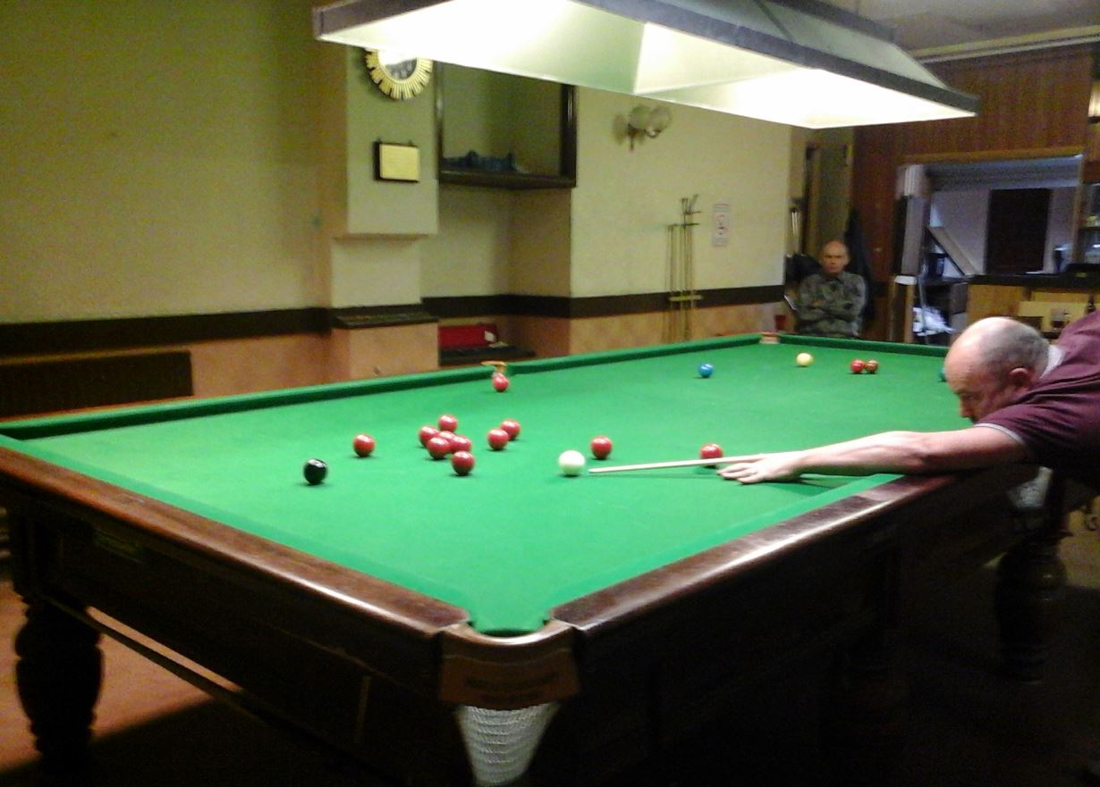 Heathcliffe  social club Snooker room