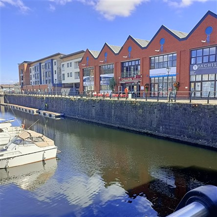 Picture of Gallini's Swansea Marina Restaurant afar