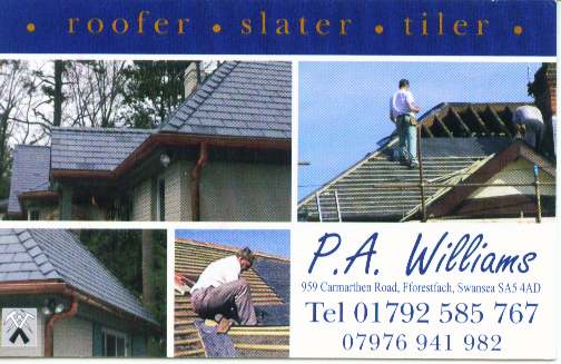 pa williams roofing swansea