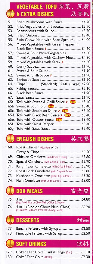 Double Happiness chinese takeaway in Trebanos