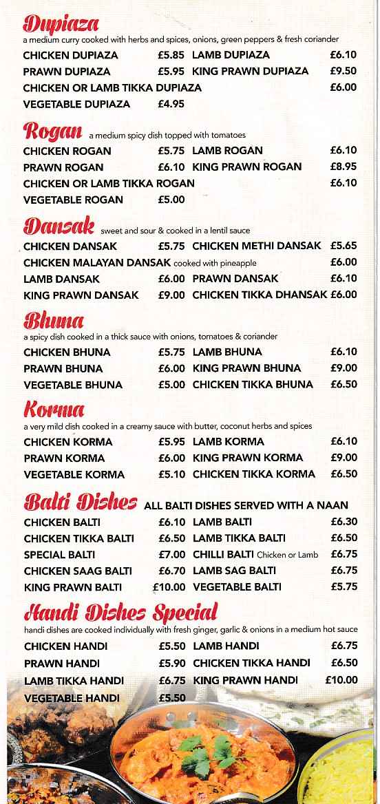 light if India Takeaway St Thomas