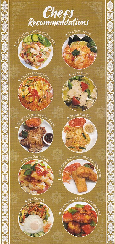 Menu 6 of Ramruay, Chang Thai Takeaway, Swansea