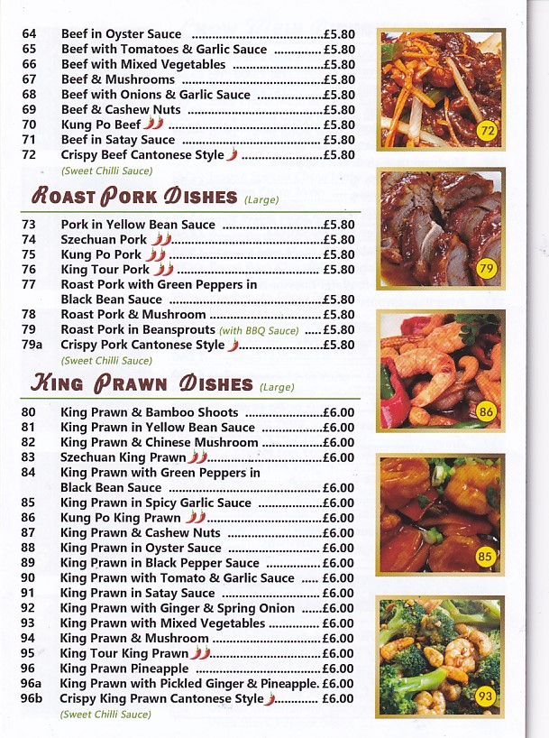 Menu 4 of Superstar, Chinese Takeaway Swansea