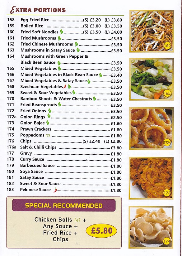 Menu 7 of Superstar, Chinese Takeaway Swansea