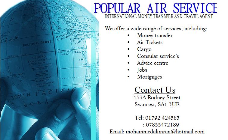 iPopular air service Swansea