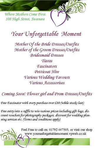 your unforgettable moment