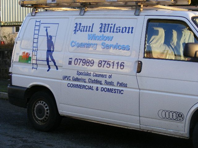 Paul Wilson Window cleaner van